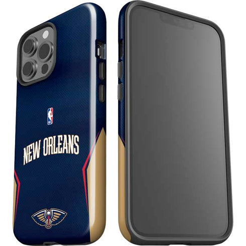 NBA New Orleans Pelicans Jersey iPhone 15 Pro Max Impact Case